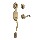 Handleset,  Arlingon/Lido Series Lever w/SmartKey ~ Antique Brass