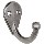Nickle Single Clothes Hook, Mpb 162 