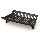 21in. Blk Fireplace Grate