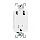 Combo Receptacle & USB Charger Ports ~ White