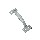 Galvanized Utility Pull ~ 5 3/4 inches