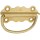 Chest Handle, Bright Brass Finish ~ 3 1/2"
