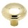 Knob - Polished Brass Finish - 1 1/8 inch