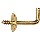 Solid Brass Shoulder Hooks, Visual Pack 2025 1/2 inches 