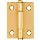 Brass Cabinet Hinges, Visual Pack 529 2 inches