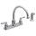 Caldwell Design Two Handle High Arc Kitchen Faucet, Chrome Finish