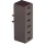 Triple Outlet Adapter, Brown ~ 15A-125V