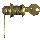 Utility Lock, Brass ~ 3/4"