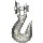 Zinc Clevis Grab Hook, 3236 bc 3 / 8 inches 