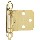 Inset Hinge, Polished Brass 3/8 inch