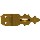 Solid Brass/Antique Brass Hasp, Visual Pack 1824 5/8x1-7/8 