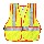 Safety Vest, Fluorescent Lime-Yelllow ~ Class 2