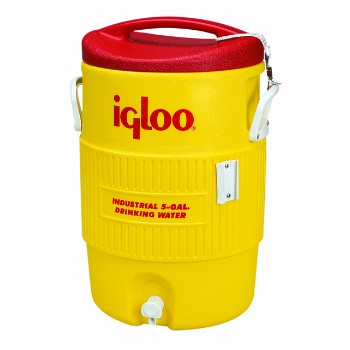 Water Cooler, Yellow/Red 5 Gallon