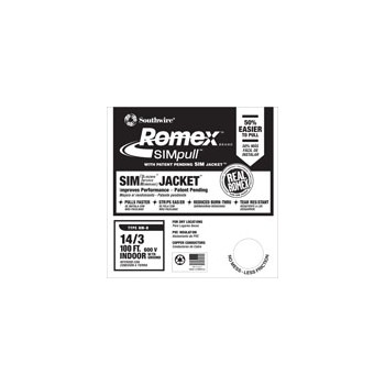 Romex Grounded NM Wire - 14/3g 100ft.