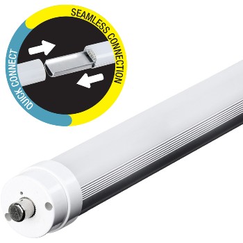 LED Fluorescent Tube, Frosted ~ 8 ft.