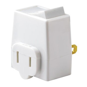 Plug-in On/Off Switch,   White 