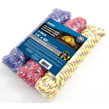 402551 1/4x50 Asst Poly Rope