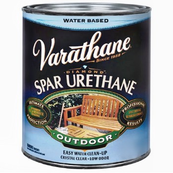 Varathane Exterior Spar Urethane Diamond Wood Finish, Satin Quart 