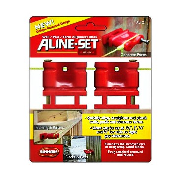 Aline-Set Gauge Blocks ~  Two Units Per Pack