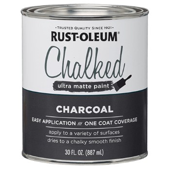 Chalked Ultra Matte Paint, Charcoal ~ 30 oz