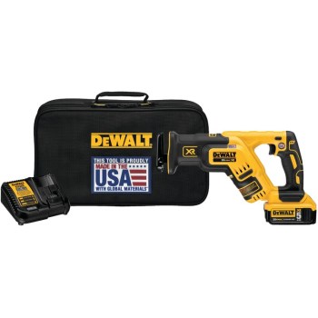 DeWALT MAX* XR® Brushless Compact Reciprocating Saw Kit, 20V