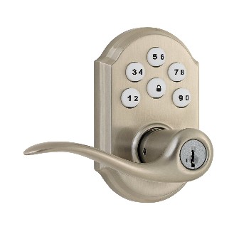 SmartCode Touchpad Electronic Lever ~ Satin Nickel Finish