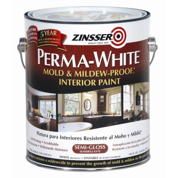Zinsser Perma-While Mildew Proof Paint/Gal