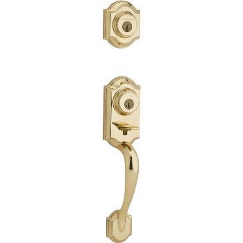 Montara Smartkey Handleset - LIP ~ Polished Brass