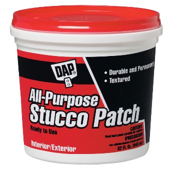 DAP All-Purpose Ready-To-Use Stucco Patch,  White ~  Quart