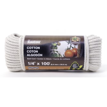 308661 1/4x100 Cotton Rope