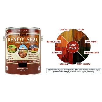 Ready Seal Wood Stain and Sealant, Burnt Hickory ~ Gallon