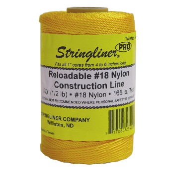 Replacement Construction Line, Gold  ~ 540 Ft Roll