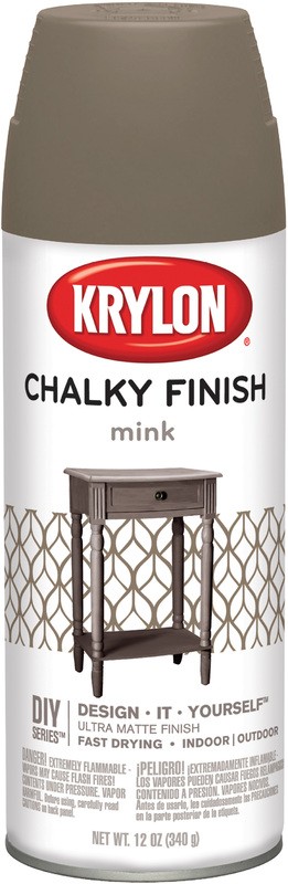 Chalky Finish Aerosol Spray Paint 12oz-Mink 