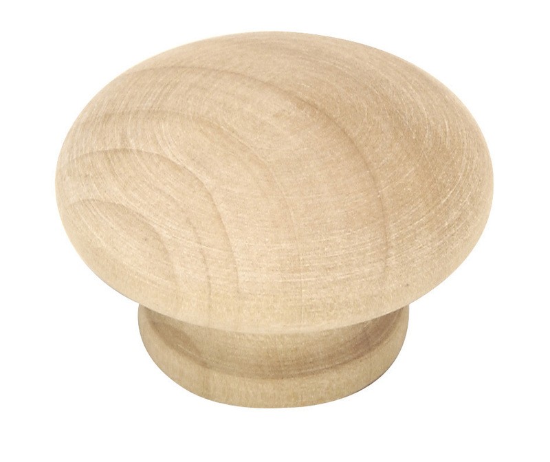 Buy the Hardware House 599951 Round 1.5" Knob, Wooden Pack of