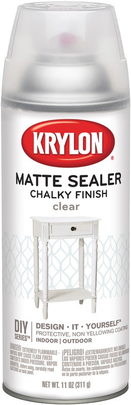 Krylon Chalky Finish Clear Matte Sealer NEW