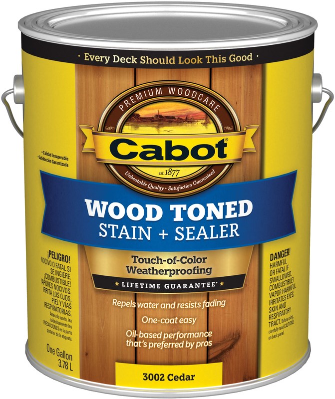 Buy the Cabot 013002 Wood Toned Deck & Siding Stain, Cedar Gallon Hardware World