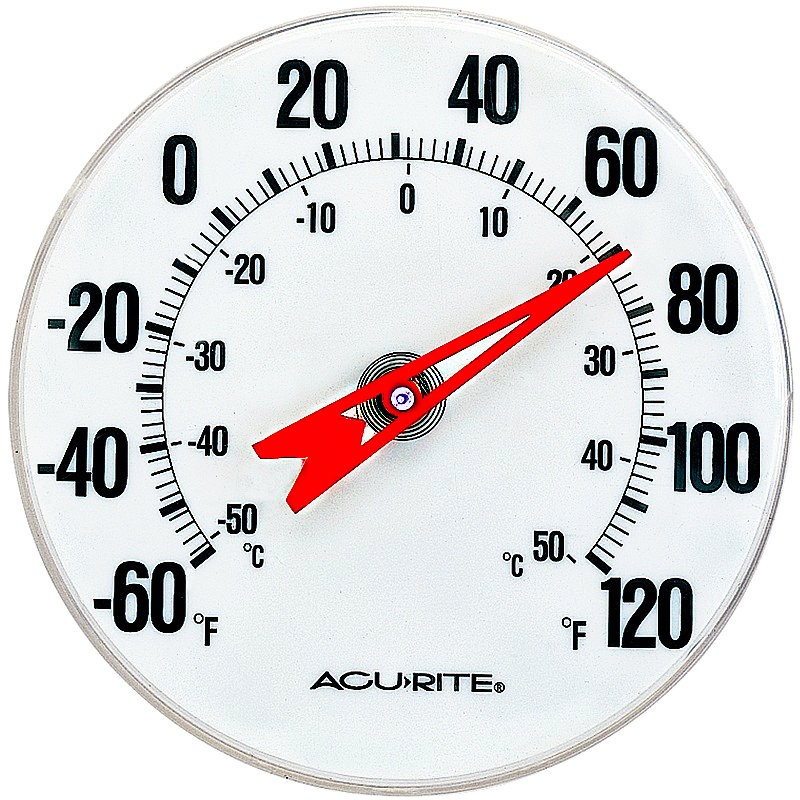 Buy the Chaney/AcuRite 00346 Dial Thermometer, Indoor/Outdoor ~ 5