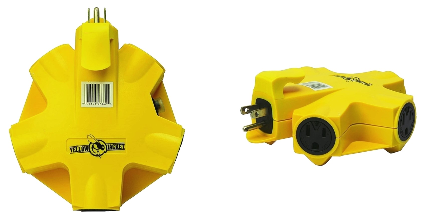 Buy the Coleman Cable 997362 Yellow Jacket® 5Outlet Adapter 15A