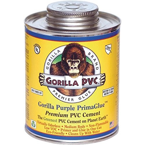 Buy the Gorilla PP04204 Gorilla Purple PVC PrimaGlue™ 4 oz