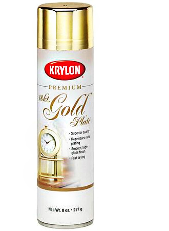 Buy the Krylon K01000A Premimum Metallic Finish, 18K Gold 8 Oz Spray