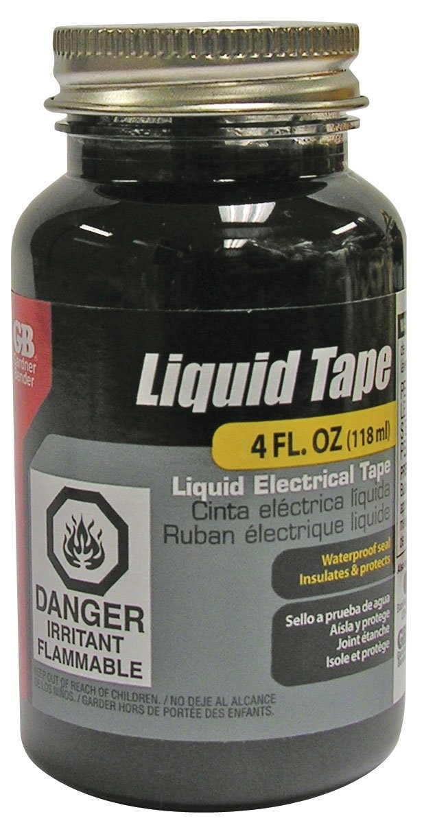 Gardner Bender LTB-400 4 Oz Liquid Electrical Tape - Black for sale online
