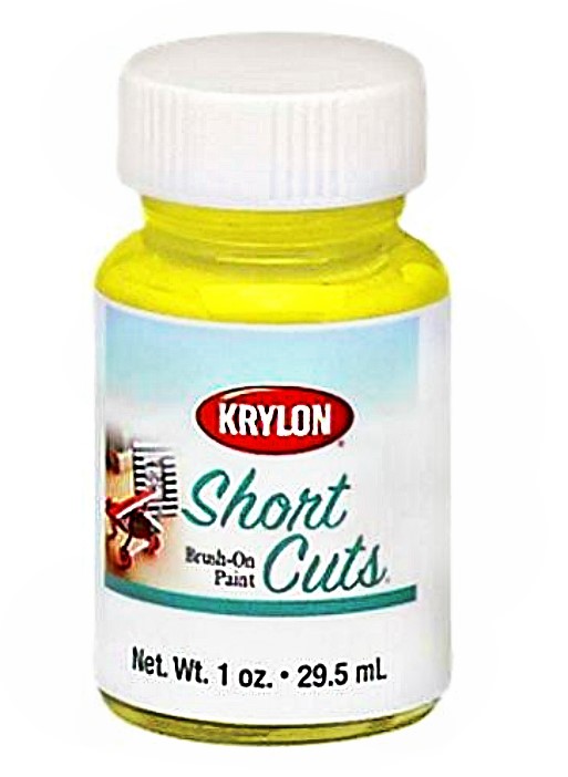 Buy the Krylon KSCB008 Short Cuts Brush On Paint, Sun Yellow 1 oz