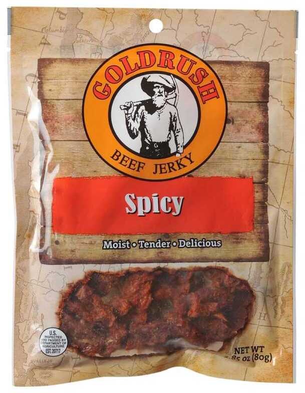 Buy the Medina Foods Inc 72125 2.85oz Spicy Beef Jerky Hardware World