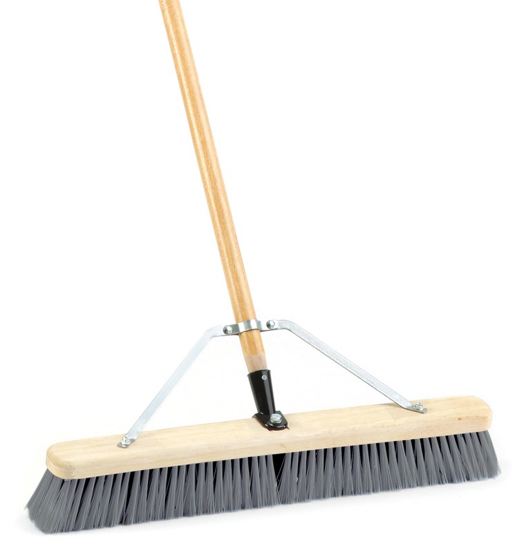 Harper 24/" Assembled Heavy Debris Push Broom Rough Surface Assembled W