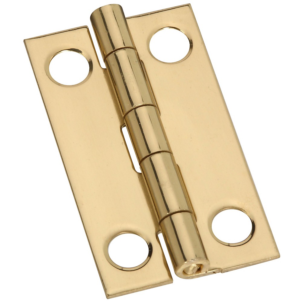 Buy the National 211219 Decorative Brass Hinge 11/2" x 7/8