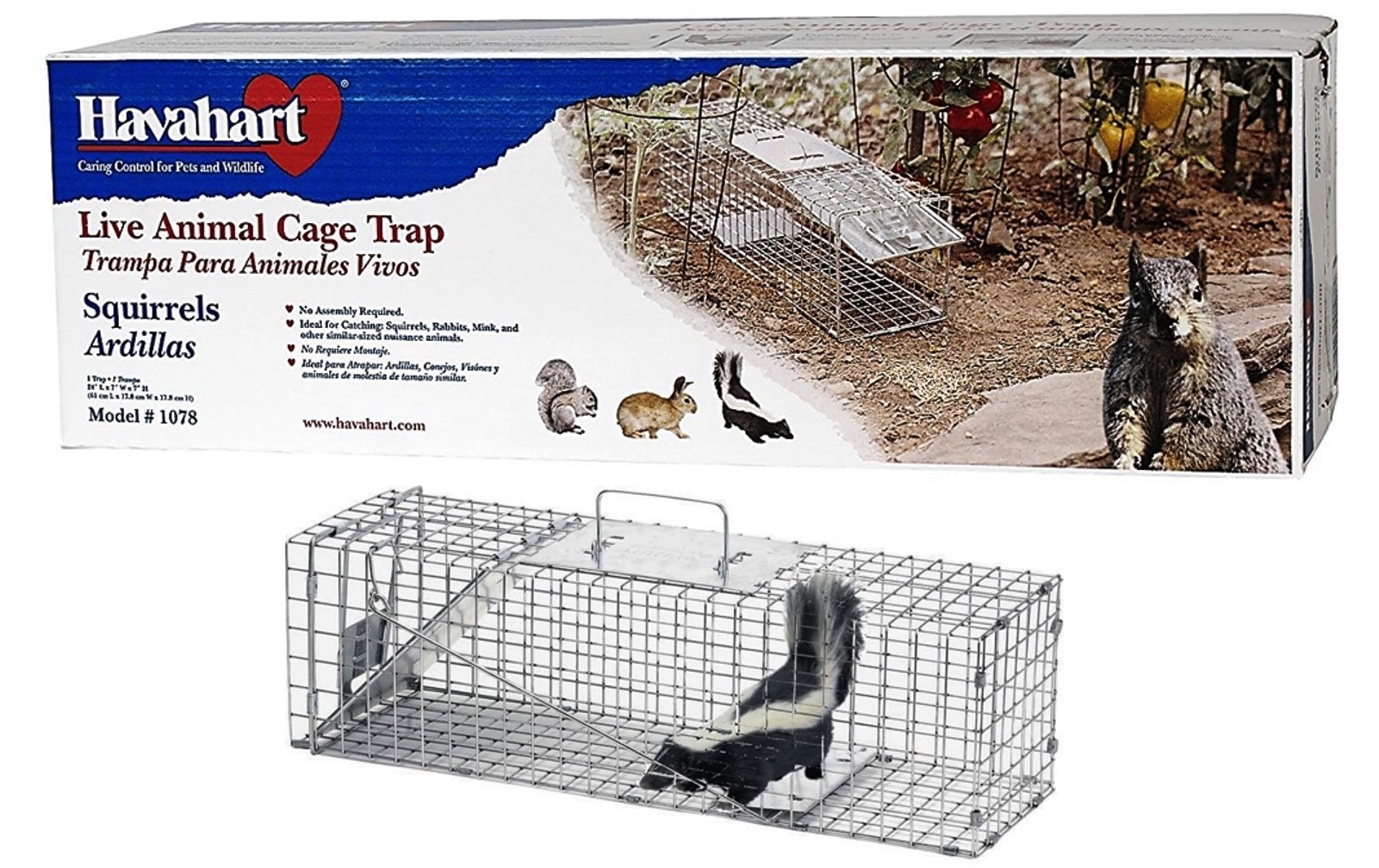 Live Animal Cage Traps or Havahart Traps
