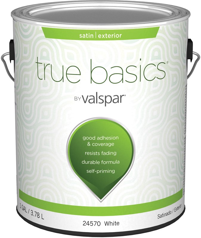 Buy the Valspar True Basics 080.0024570.007 8024570 1g Ext Sat Wht