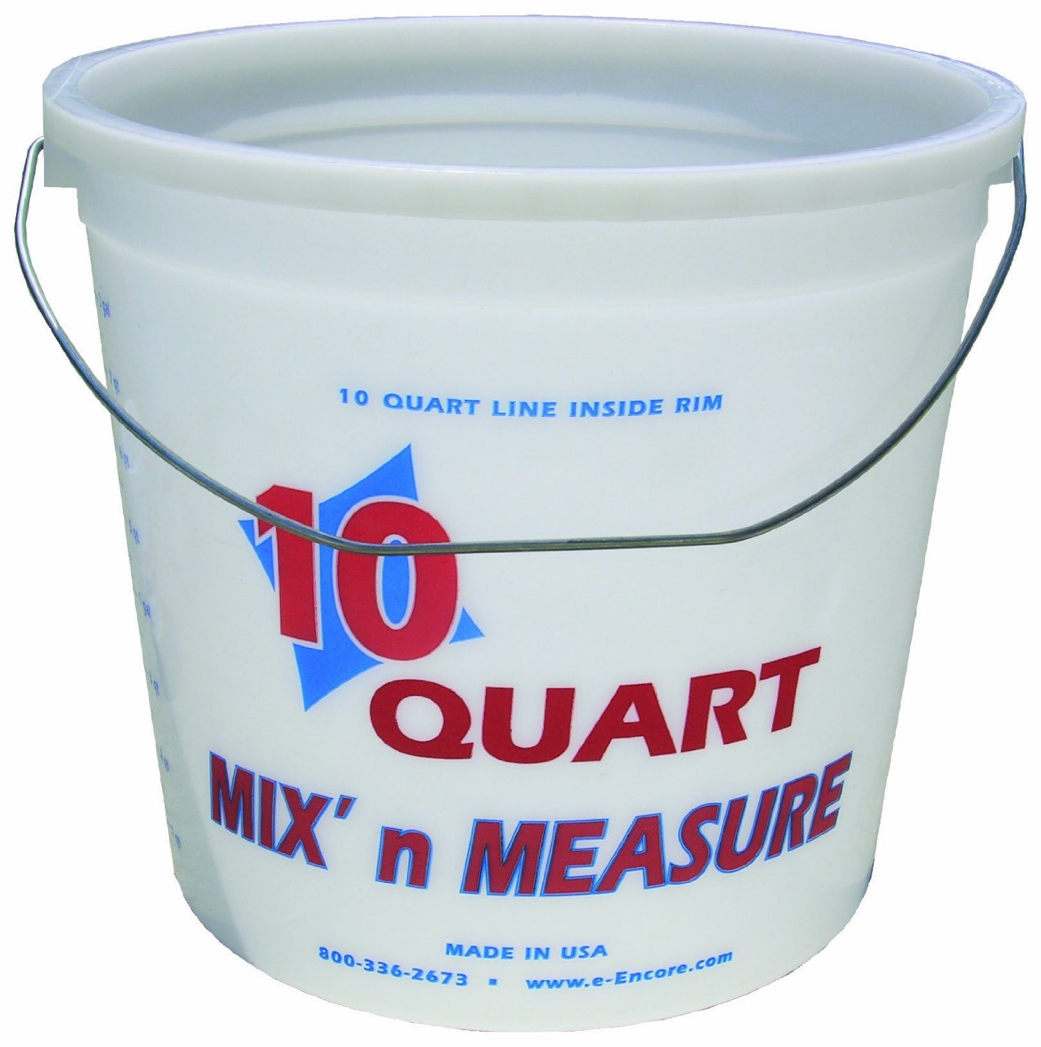 Buy the Encore Plastics 301759 Mix'n Measure Pail 10 qt. Hardware World