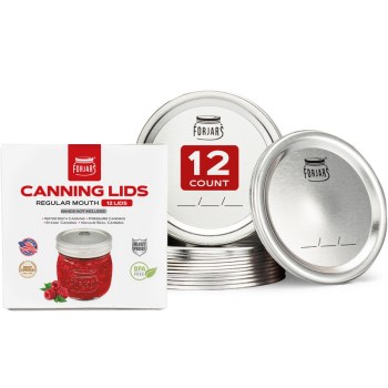 Fjlr12 12pk Reg Canning Lids