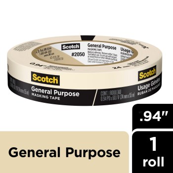 3M Painters Masking Tape - 0.94" x 60 Yd